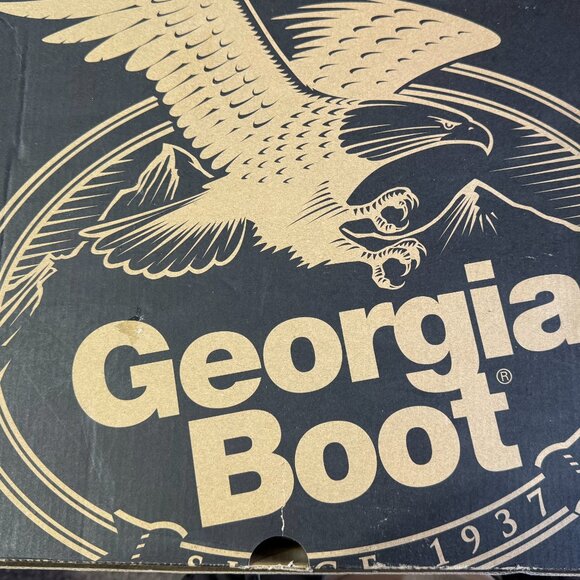 Georgia Boot Eagle One Mens Sz 13W Chelsea Work Boots Soft Toe Brown Waterproof - Picture 15 of 16